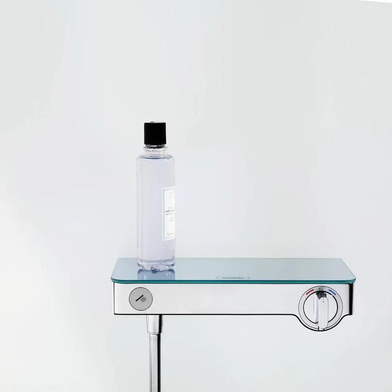 Термостат для душу Hansgrohe ShowerTablet Select 300 мм, хром/білий (13171400) - Фото 2
