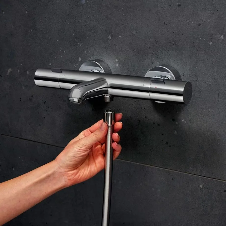 Смеситель с термостатом для вынны Hansgrohe Ecostat Fine, Chrome (13325000) - Фото 2
