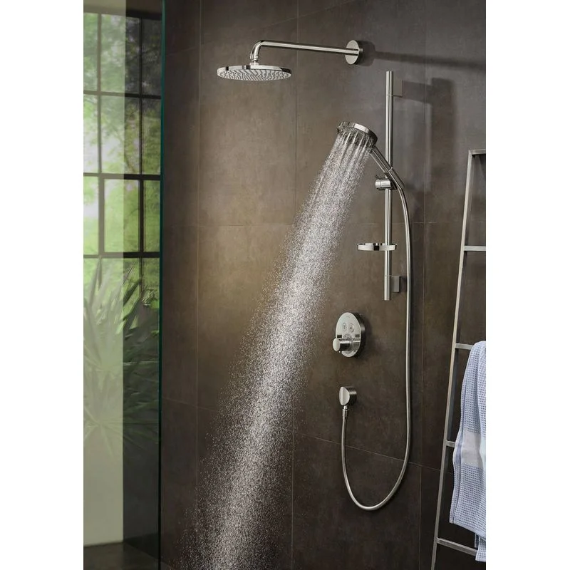 Термостат скрытого монтажа Hansgrohe ShowerSelect S на 2 клавиши, Matt White (15743700) - Фото 2