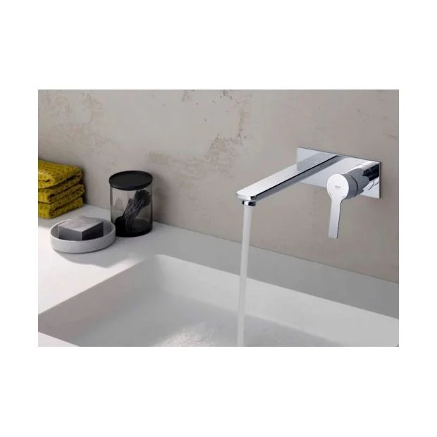 Змішувач для умивальника Grohe Lineare New, на 2 отвори, зовнішня частина, M-Size, хром (19409001) - Фото 2