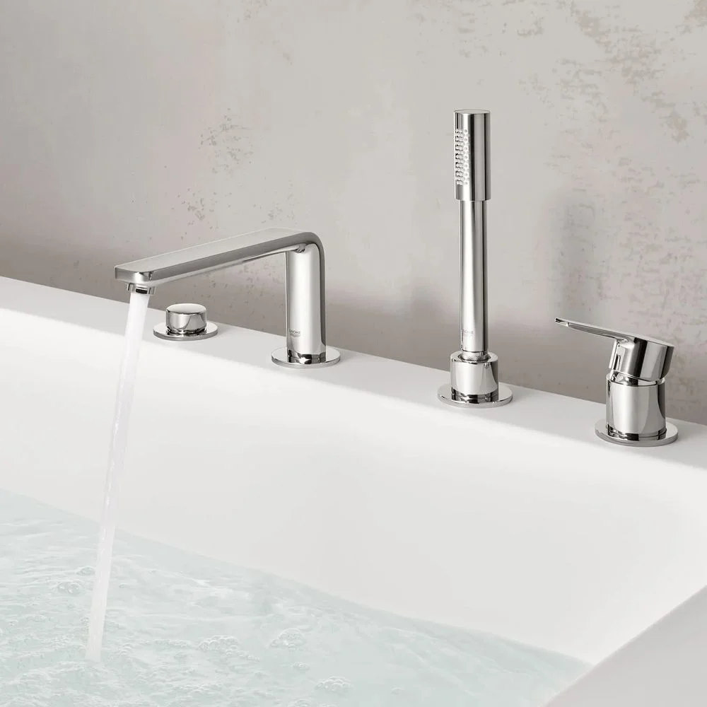 Змішувач для ванни Grohe Lineare New на 4 отвори, суперсталь (19577DC1) - Фото 2