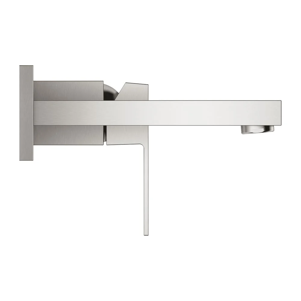 Смеситель для умывальника Grohe Eurocube, монтаж со стены, внешняя часть, сталь (19895DC0) - Фото 2