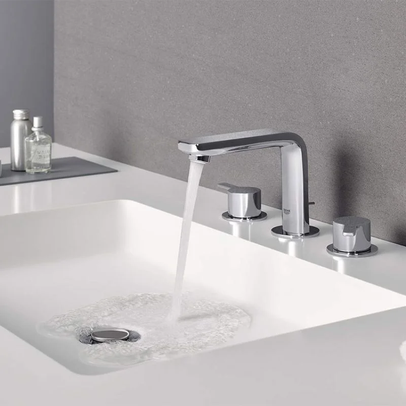 Змішувач для умивальника Grohe Lineare New на 3 отвори, хром (20304001) - Фото 2