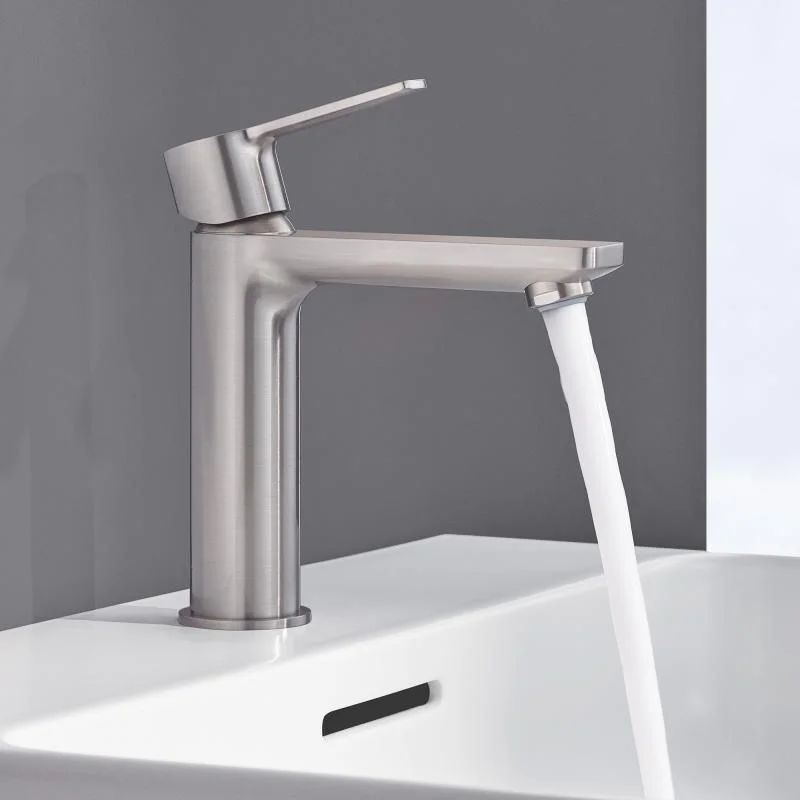 Смеситель для умывальника Grohe Lineare S-Size с донным клапаном, нержавеющая сталь (23106DC1) - Фото 2