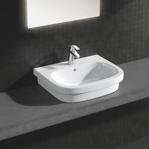 Смеситель для умывальника Grohe Eurosmart M-size, хром - Фото 2