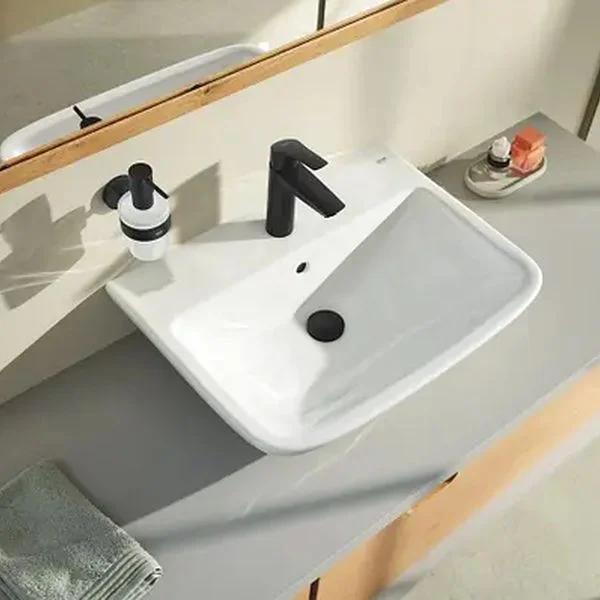Смеситель для умывальника Grohe Eurosmart New M, черный матовый (233242433) - Фото 2