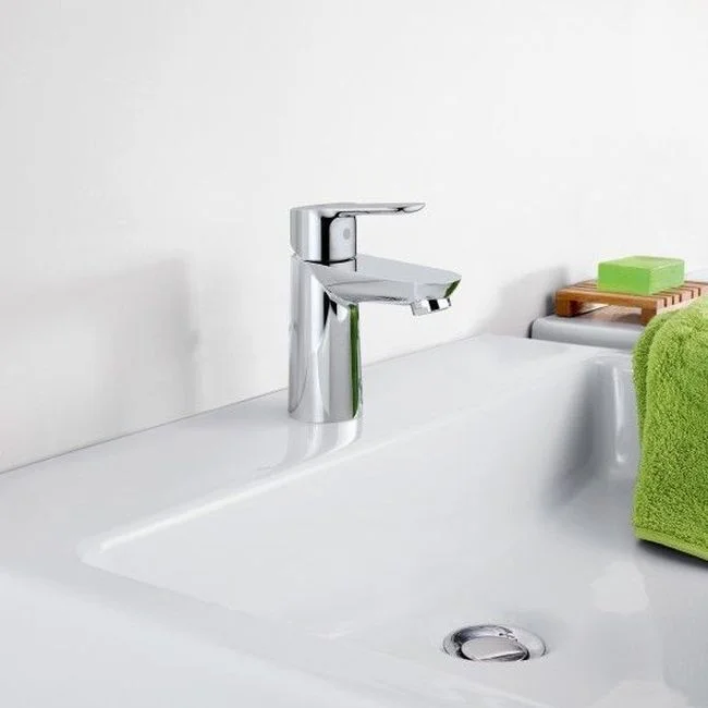 Смеситель для умывальника Grohe BauEdge S-Size однорычажный, хром (23329000) - Фото 2
