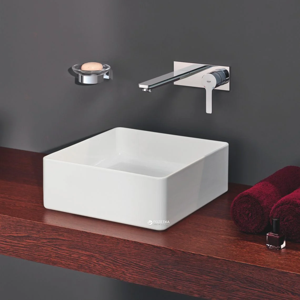 Змішувач для умивальника Grohe Lineare New, зовнішня частина, L-Size, хром (23444001) - Фото 3