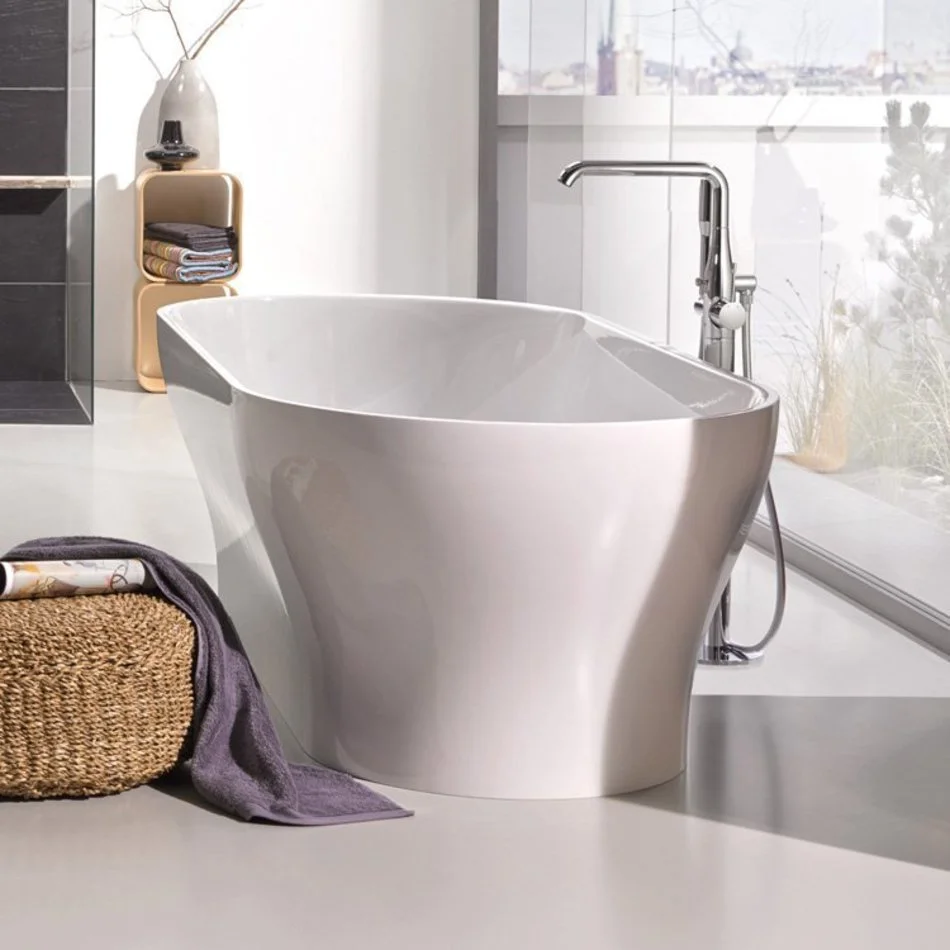 Смеситель для ванны напольный Grohe Essence New, дамасская сталь (23491DC1) - Фото 2