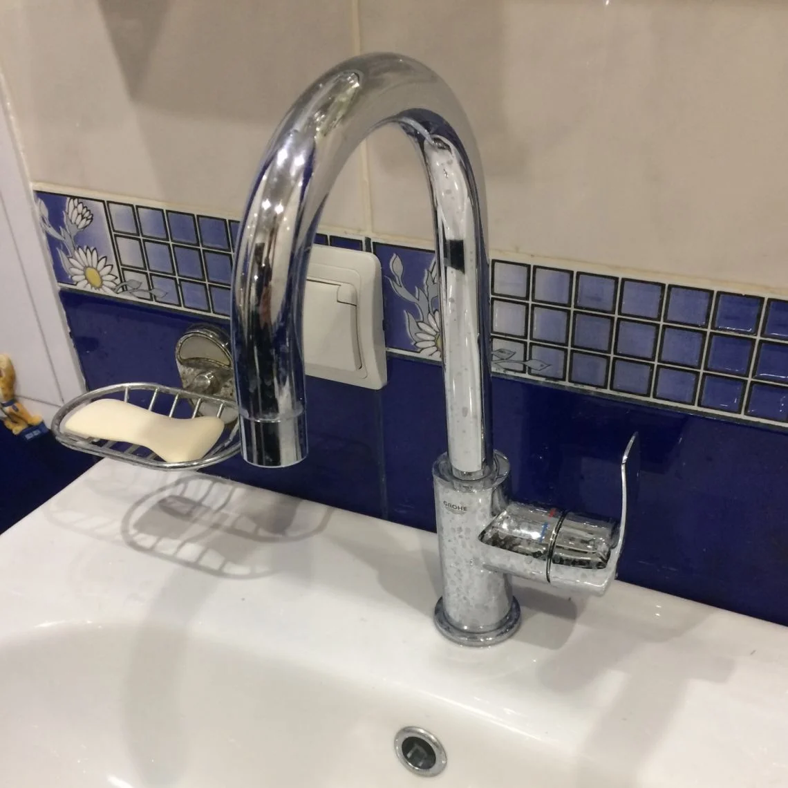 Смеситель для умывальника Grohe Eurosmart L-Size, хром - Фото 3