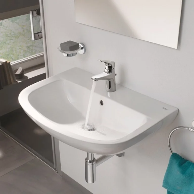 Смеситель для умывальника Grohe Bau Flow, хром (23751000) - Фото 2