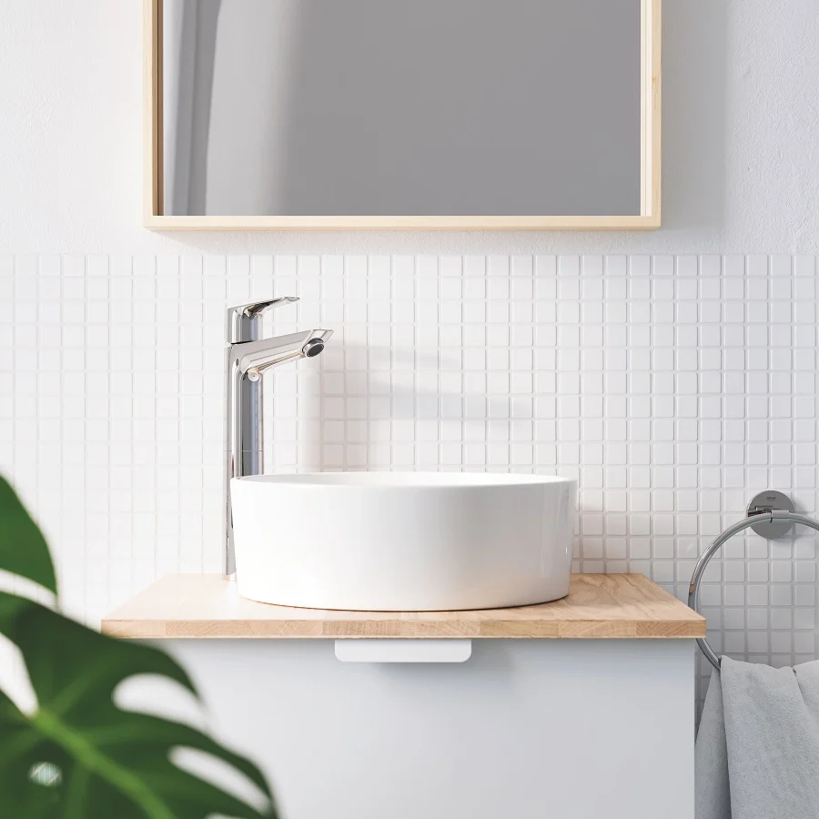 Смеситель для умывальника Grohe BauEdge New однорычажный XL-Size, хром (23761001) - Фото 2