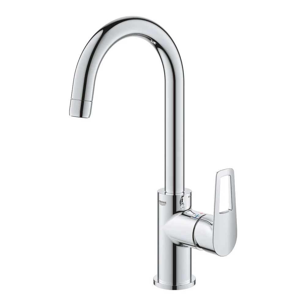 Смеситель для умывальника высокий Grohe BauLoop New L-Size, хром (23763001) - Фото 2