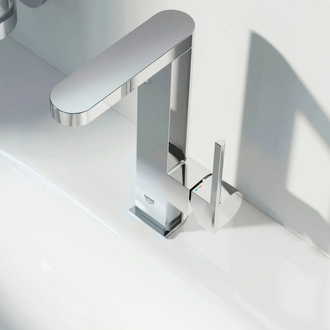 Смеситель для умывальника  Grohe Plus L-Size, хром (23873003) - Фото 2