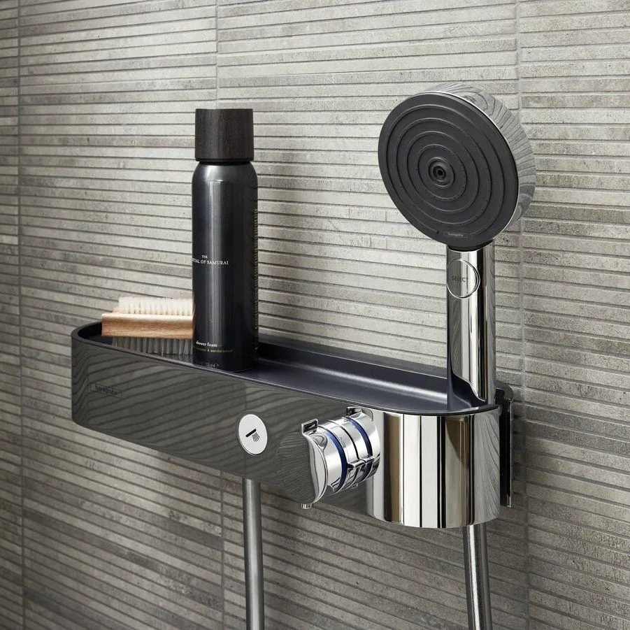 Термостатичний змішувач для душу Hansgrohe ShowerTablet Select, чорний (24360670) - Фото 2