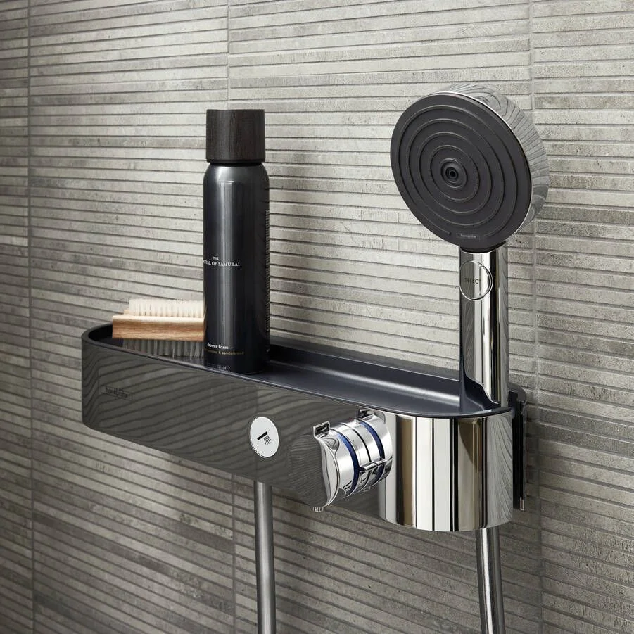 Термостат для душа Hansgrohe ShowerTablet Select 412 мм, Matt White (24360700) - Фото 2
