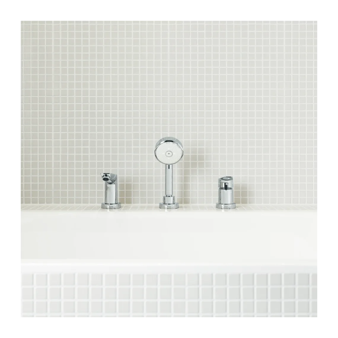 Змішувач для ванни (комплект) Grohe BauEdge на 3 отвори, хром (2511710A) - Фото 3