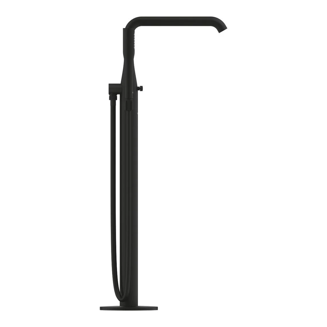Смеситель для ванны Grohe Essence, отдельностоящий, черный матовый (25248KF1) - Фото 3