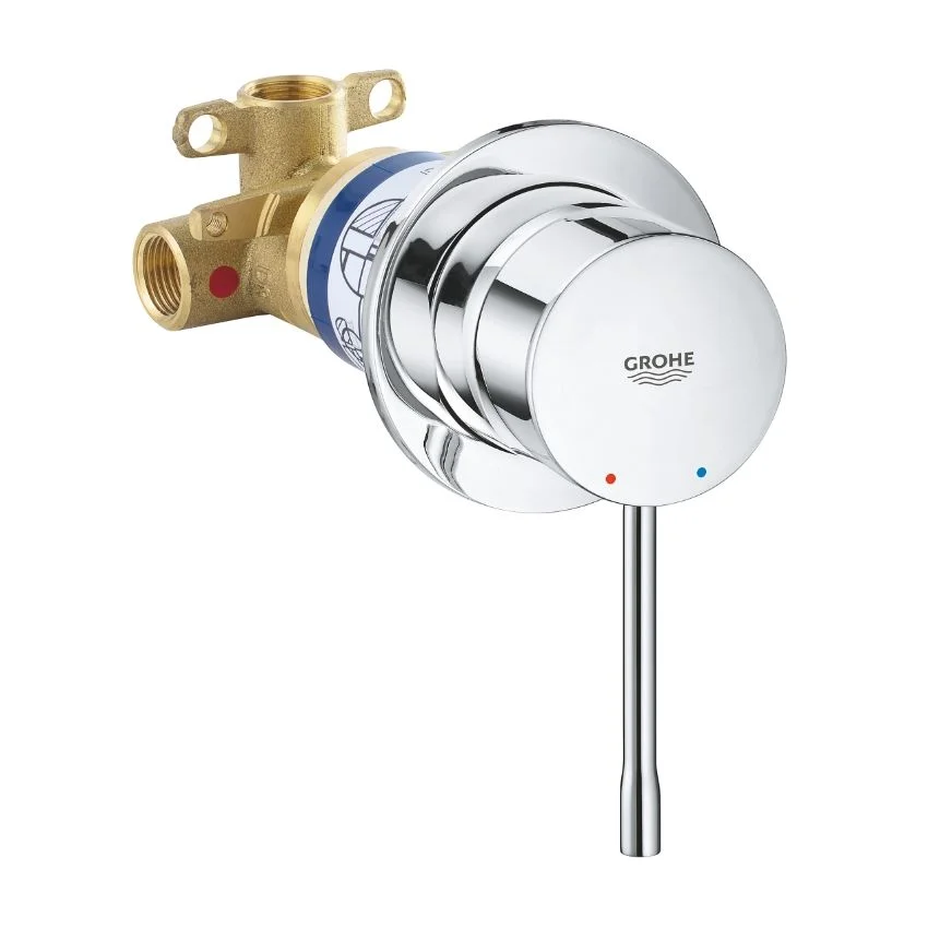 Змішувач для душу Grohe Essence одноважільний, прихованого монтажу, хром (29197000) - Фото 2