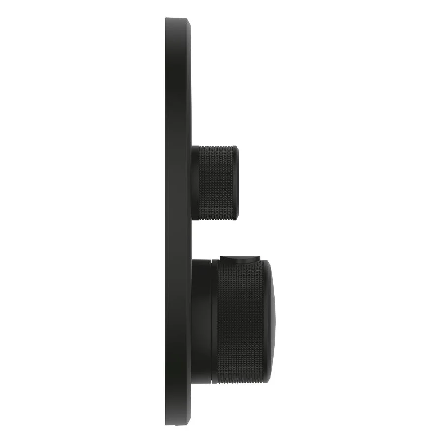 Термостат скрытого монтажа Grohe Grohtherm SmartControl на 2 выхода, черный матовый (29507KF0) - Фото 2