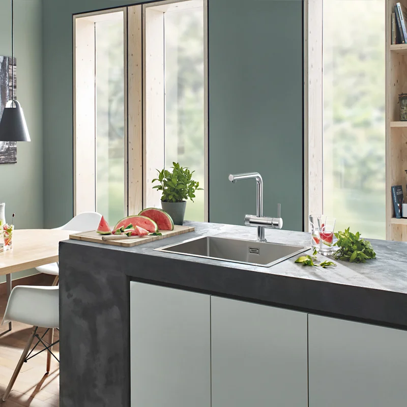 Смеситель для кухни Grohe Blue Pure Mint , сталь (30382DC0) - Фото 3