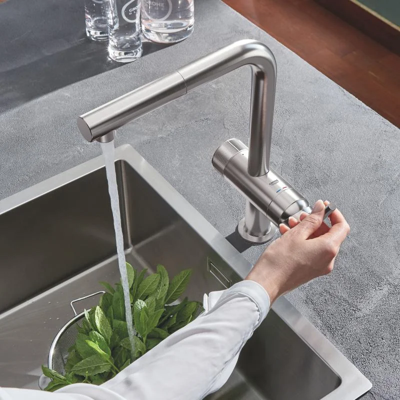 Смеситель для кухни Grohe Blue Pure Mint , сталь (30382DC0) - Фото 2