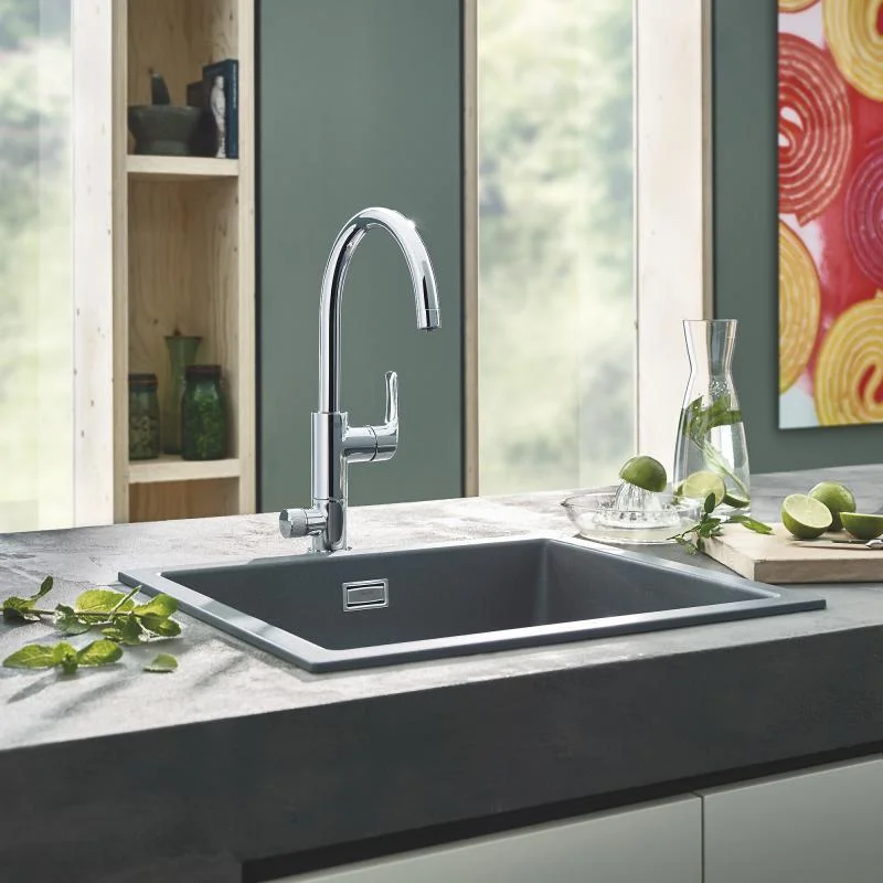 Змішувач для кухні Grohe Blue Pure Eurosmart, хром (30383000) - Фото 3