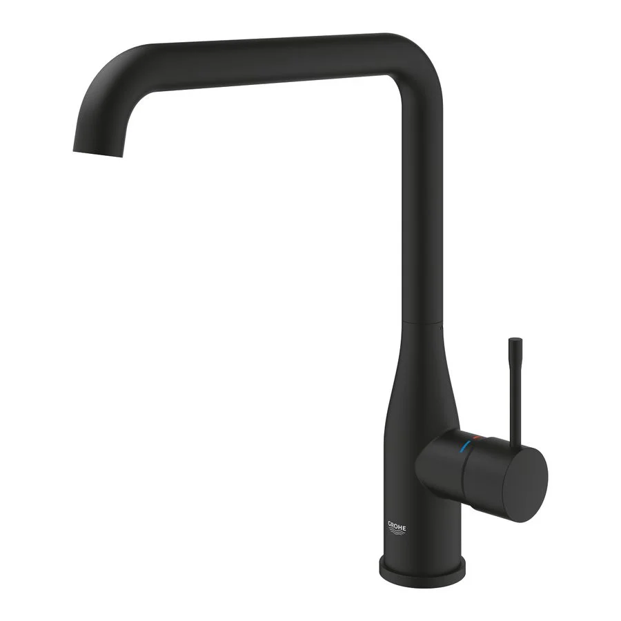 Змішувач одноважільний для мийки Grohe Essence, чорний (30505KF0) - Фото 2