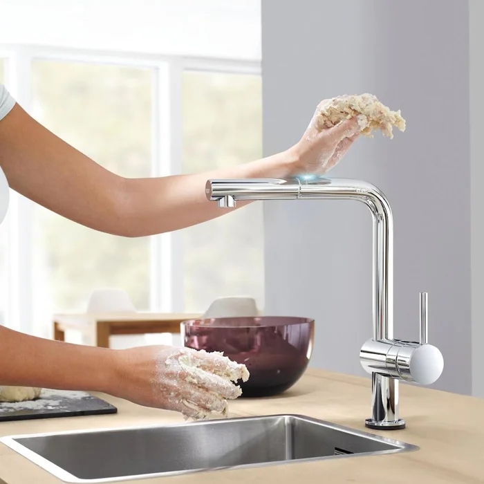 Кухонний змішувач сенсорний для мийки GROHE Minta Touch (31360001) - Фото 3