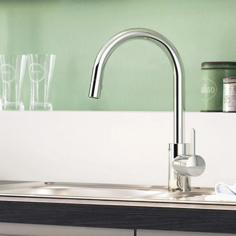 Кухонний змішувач для мийки GROHE Eurosmart Cosmopolitan (31481000) - Фото 2