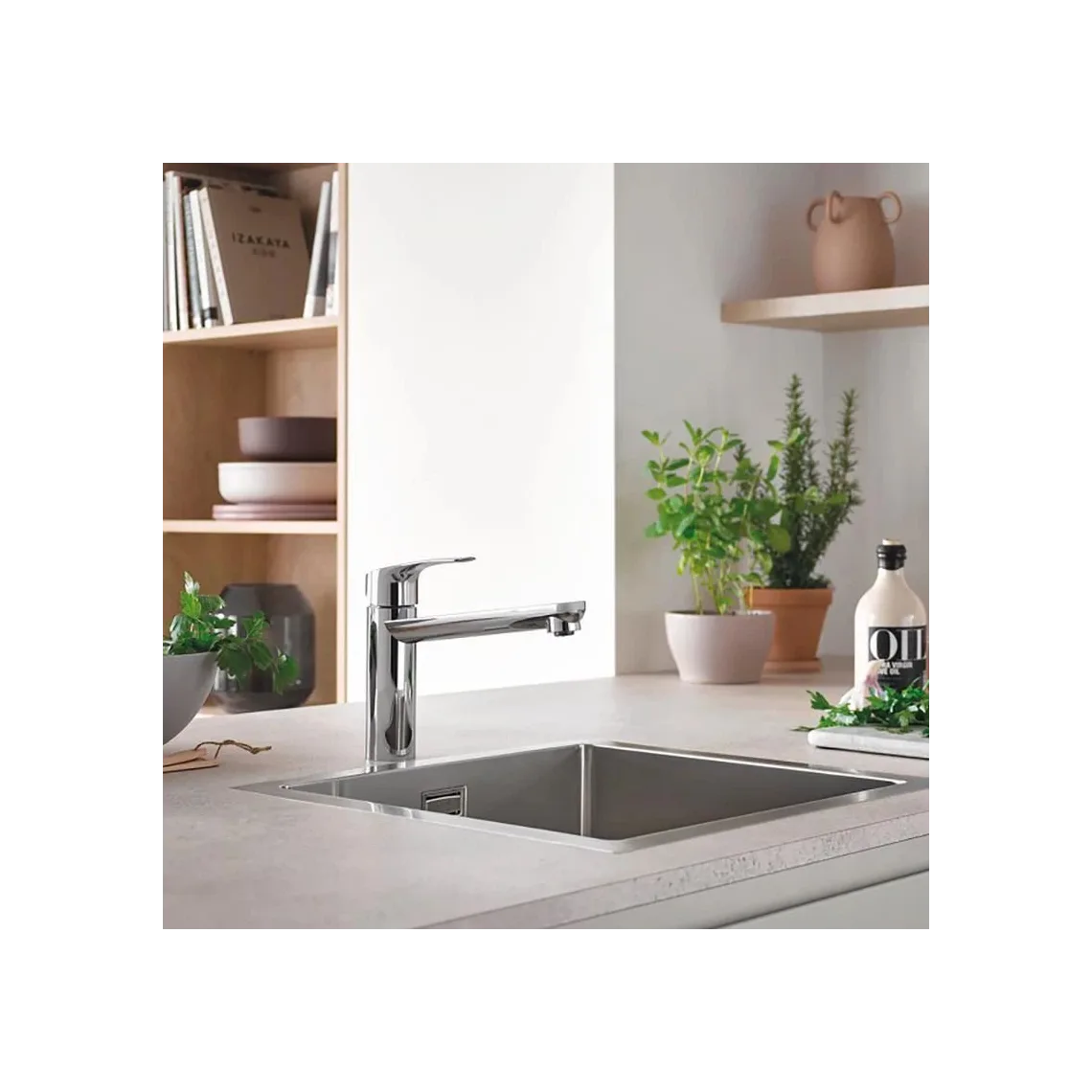 Змішувач для кухні Grohe BauEdge одноважільний, хром (31693000) - Фото 2