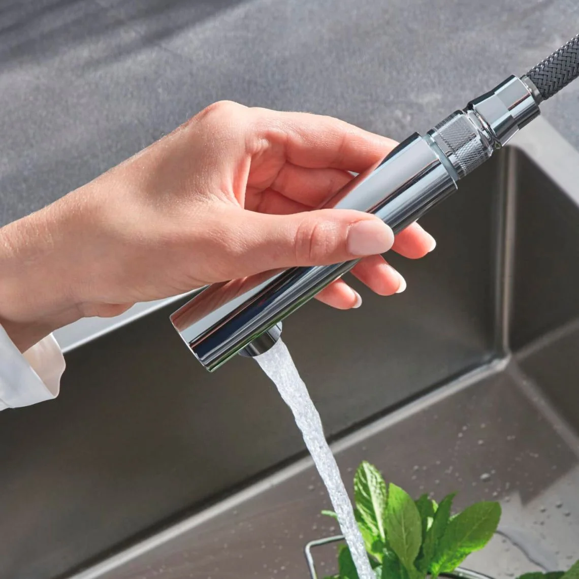 Смеситель для кухни Grohe Blue Minta Pure , хром (31721000) - Фото 3