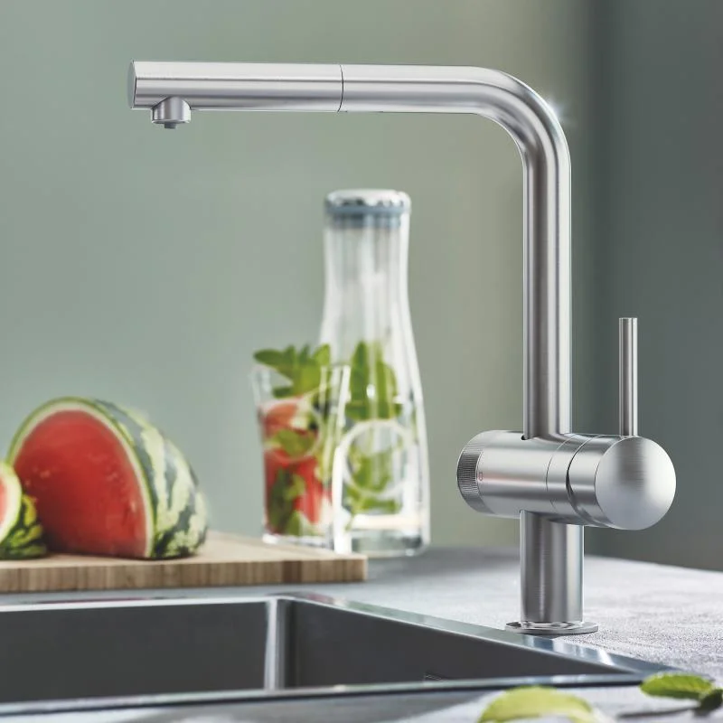 Смеситель для кухни Grohe Blue Minta Pure, сталь (31721DC0) - Фото 2