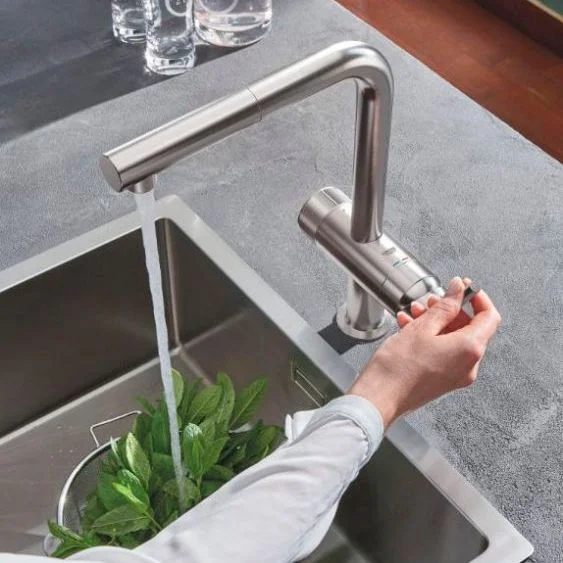 Смеситель для кухни Grohe Blue Minta Pure, сталь (31721DC0) - Фото 3