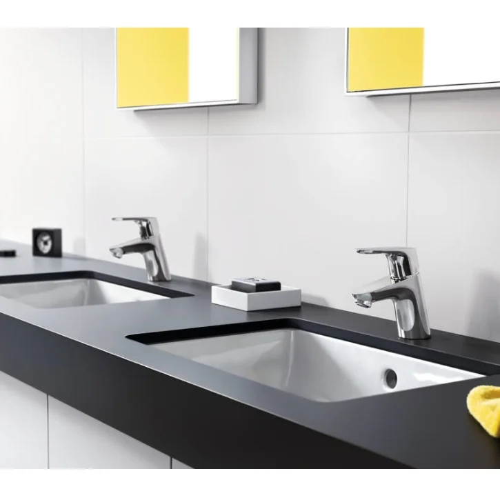 Смеситель для умывальника Hansgrohe Focus 70 с донным клапаном, хром (31730000) - Фото 2