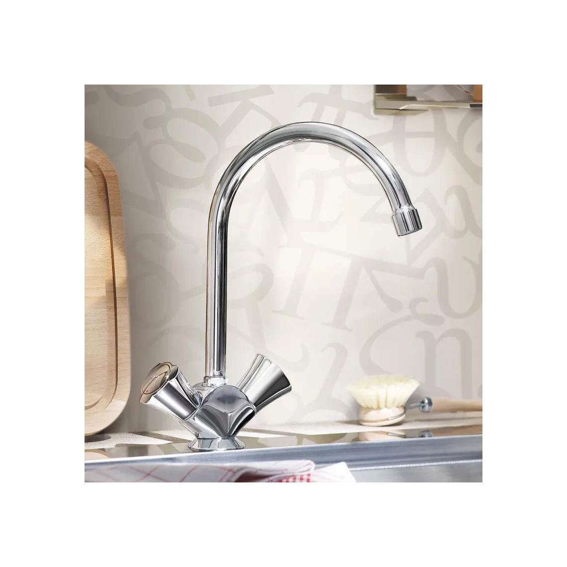 Змішувач для кухні Grohe Costa L двовентильний, хром (31831001) - Фото 2