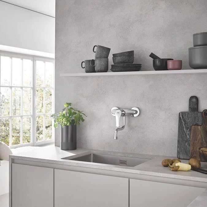 Змішувач для кухні Grohe Eurosmart, хром (32224003) - Фото 3