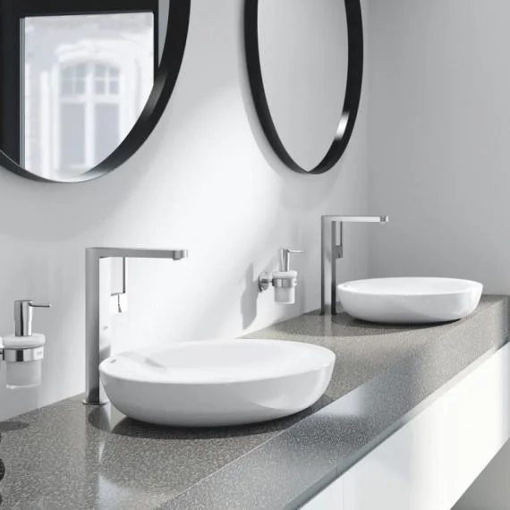 Смеситель для умывальника Grohe Plus,  хром (32618003) - Фото 3