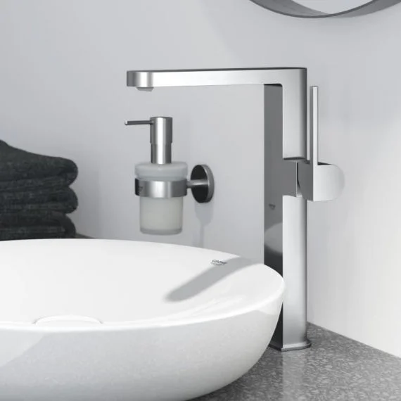 Смеситель для умывальника Grohe Plus,  хром (32618003) - Фото 2