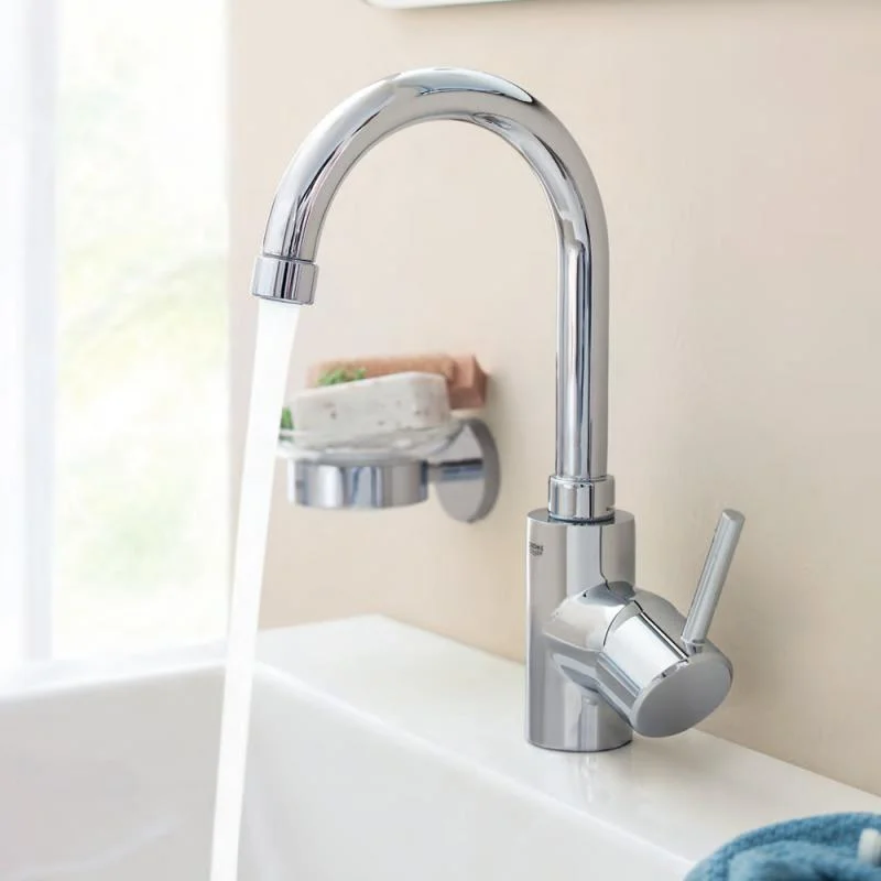 Смеситель для умывальника Grohe Concetto L-Size, хром (32629002) - Фото 3