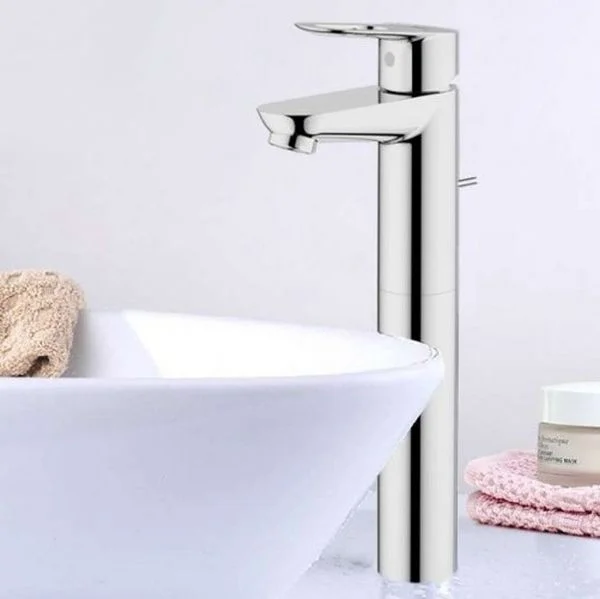 Змішувач для умивальника Grohe BauLoop XL-Size з донним клапаном, хром (32856000) - Фото 2