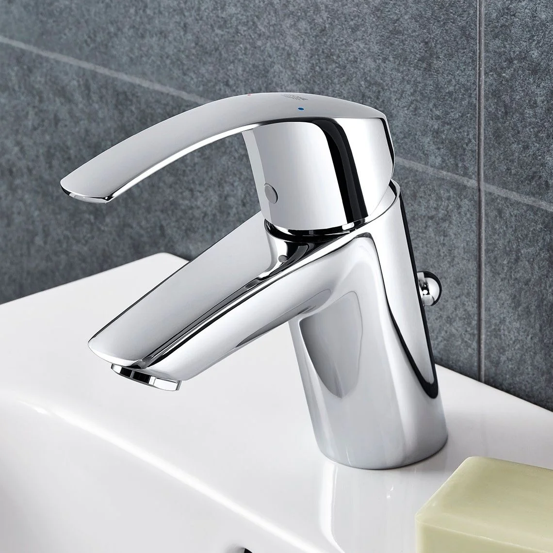 Смеситель для умывальника Grohe Eurosmart S-Size, хром (33265002) - Фото 3