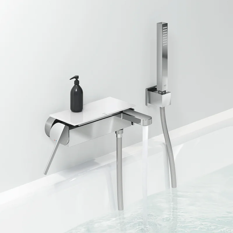 Смеситель для ванны Grohe Plus, хром (33553003) - Фото 2