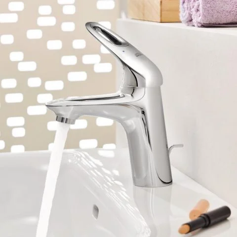 Смеситель однорычажный для раковины Grohe Eurostyle S-size (33558003) - Фото 3