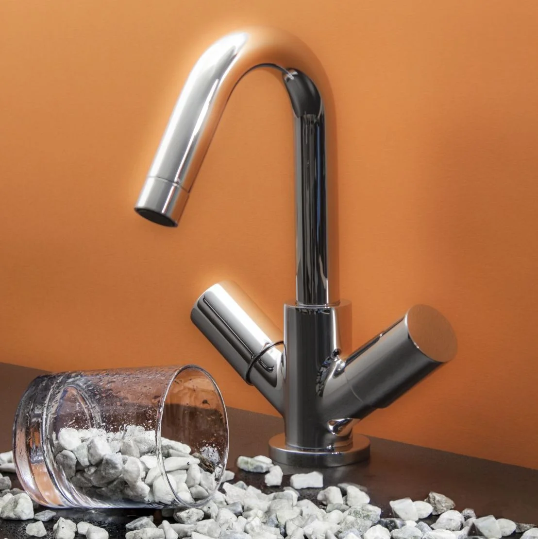 Змішувач для умивальника Bongio Aqua, Chrome (40521CRCR0R) - Фото 2