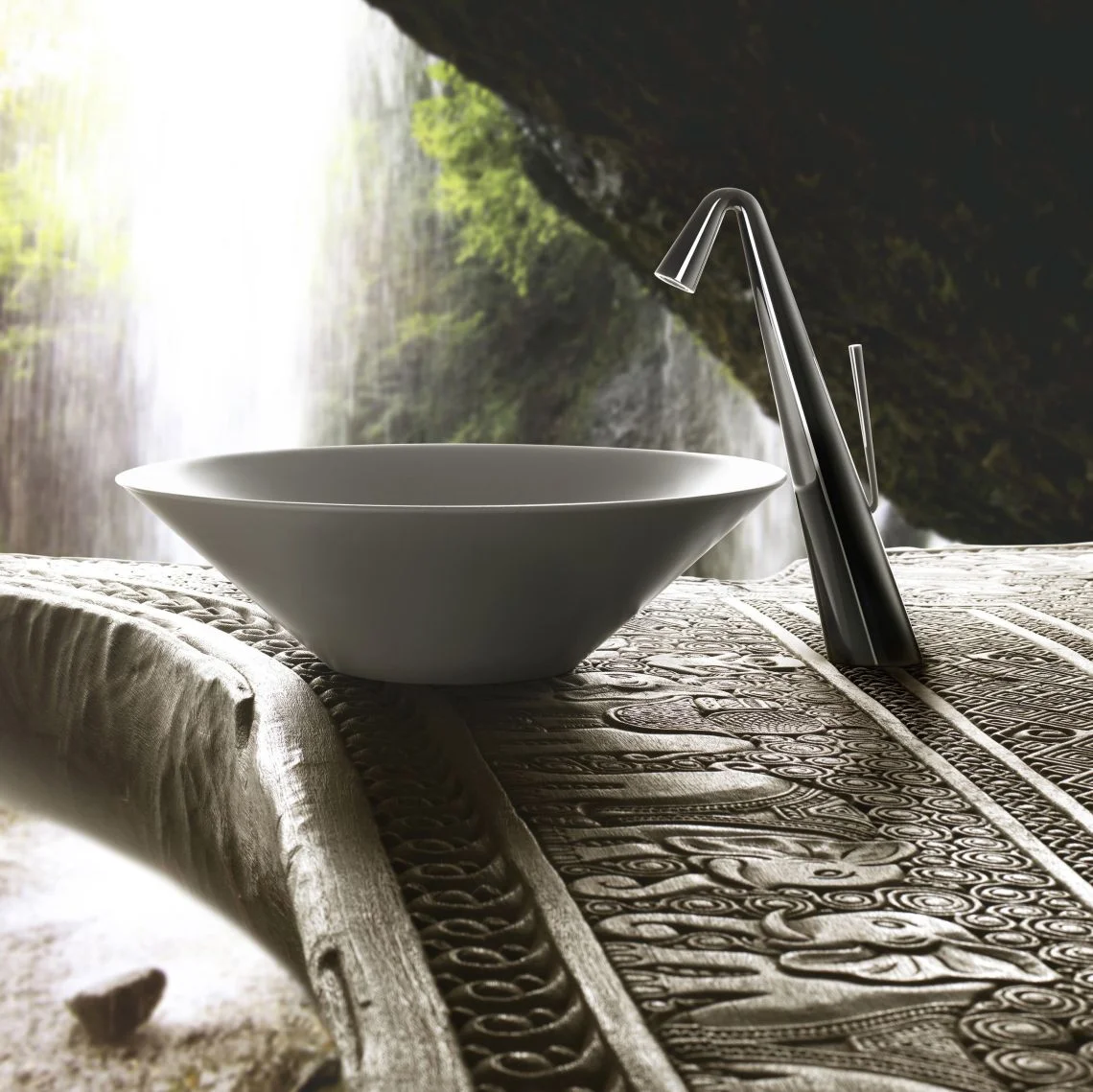 Змішувач для умивальника Gessi Cono, високий, Chrome (45003031) - Фото 2