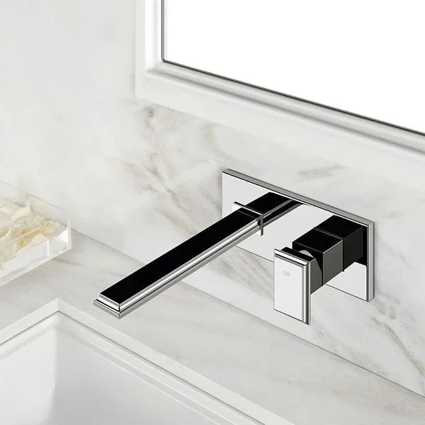 Змішувач для умивальника Gessi Eleganza, настінний, зовнішня частина, Chrome (46088031) - Фото 2