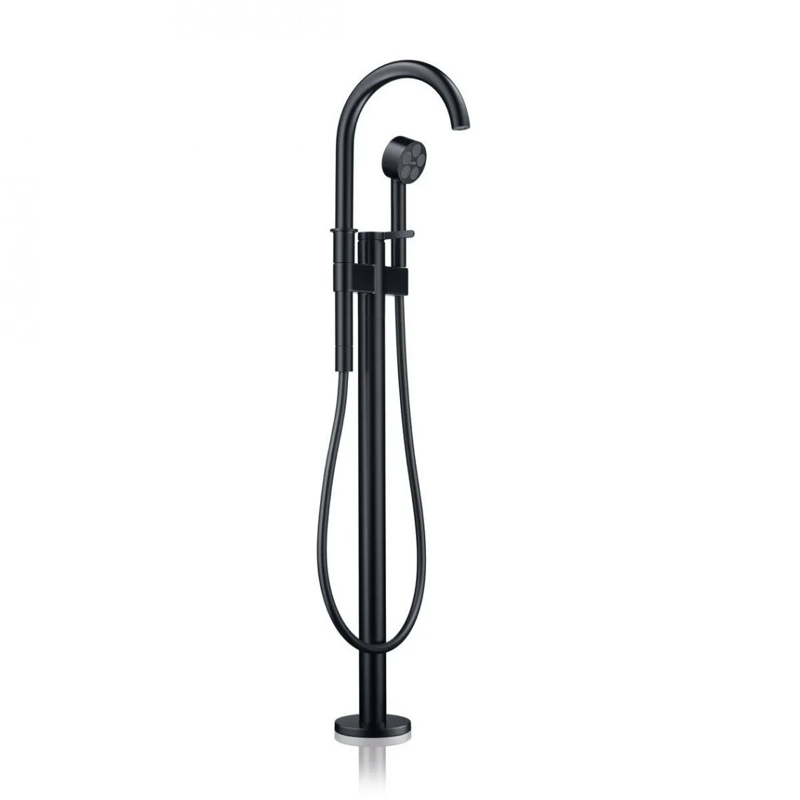 Смеситель для ванны напольный AXOR One, Matt Black (48440670) - Фото 2
