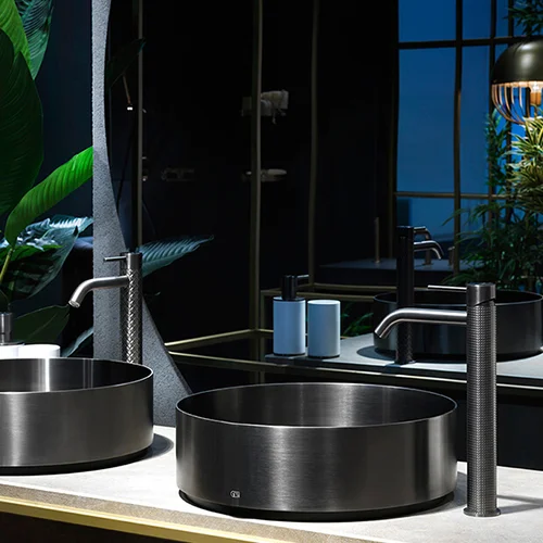 Змішувач для умивальника Gessi GESSI316, оздоблення CESELLO, Steel Brushed (54404-239) - Фото 2