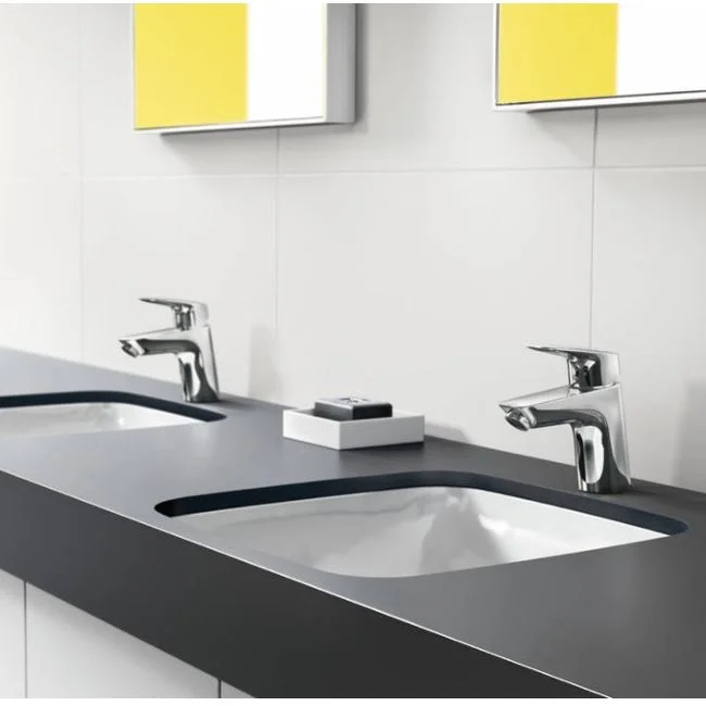 Смеситель для умывальника Hansgrohe Logis 70 с донным клапаном, хром (71070000) - Фото 2